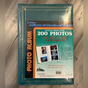 [NWT] PIONEER Green Photo Album with Gold Trim